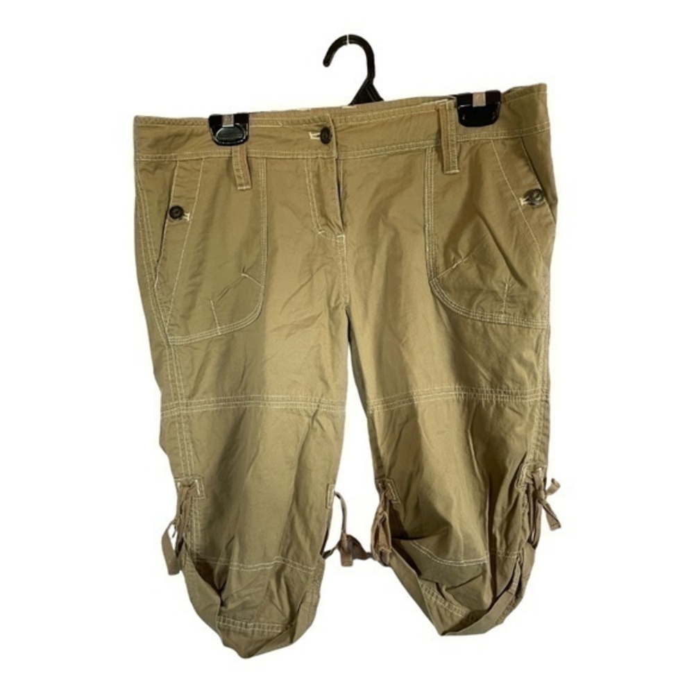 Seafolly Womens Khaki Capri Pants Size Medium Hiking Vacation Beach